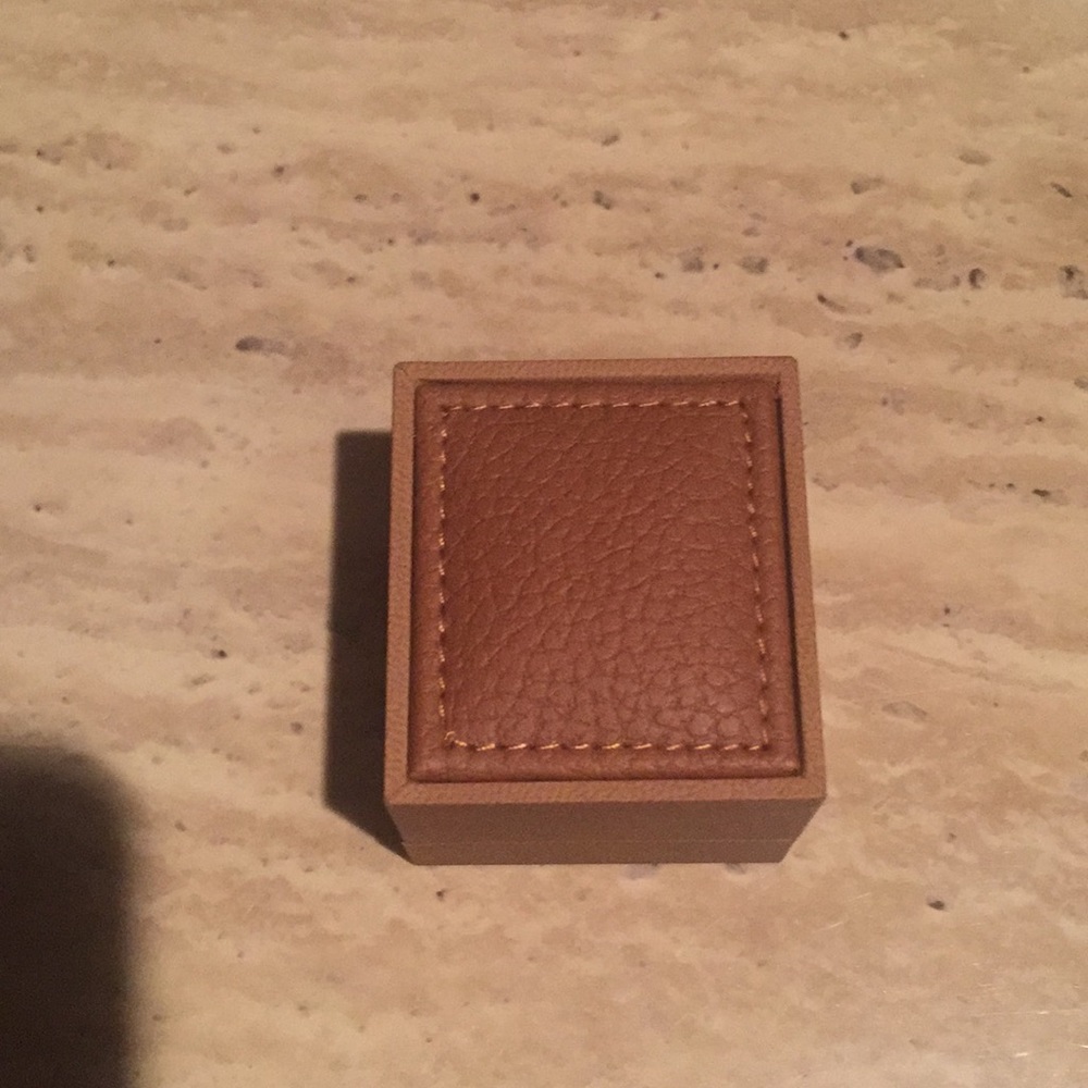 Engagement ring box comes with box